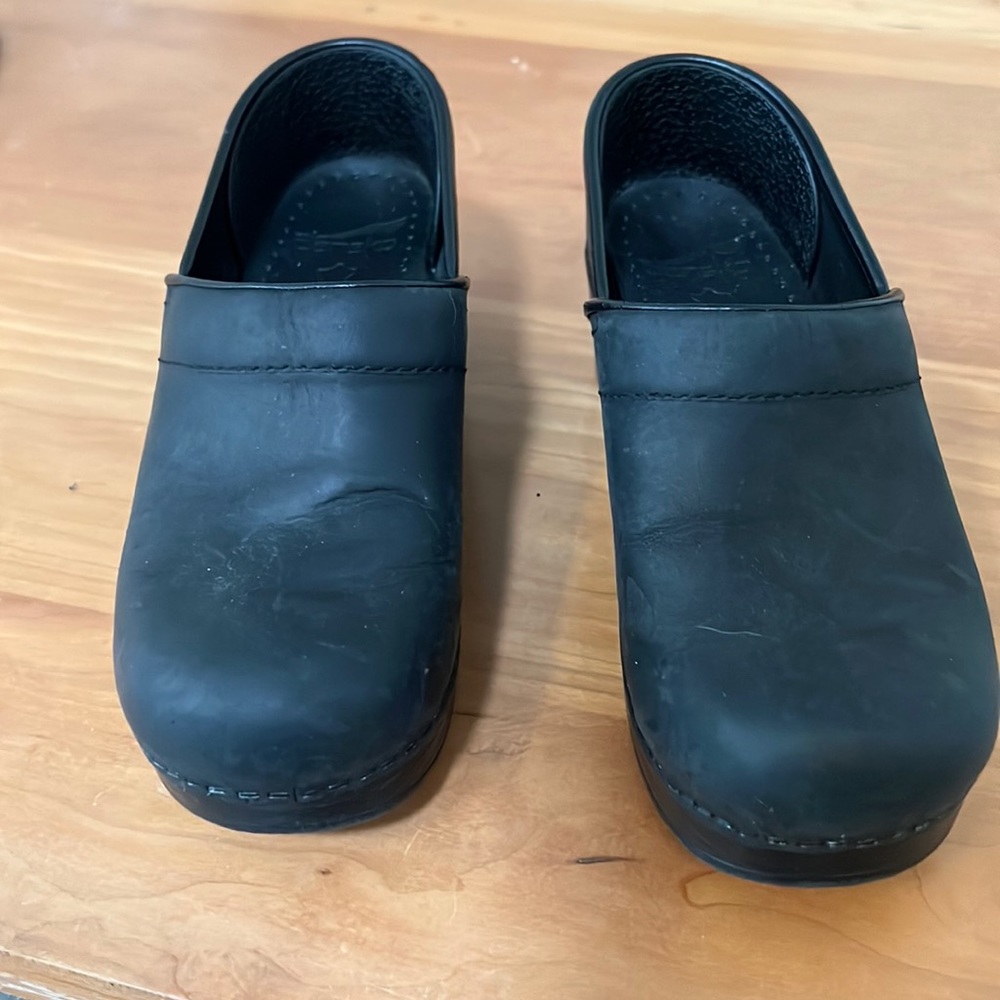 Dansko black clogs